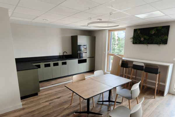 Aménagement de 1 240m2 de bureaux dans un programme neuf en entreprise générale